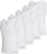 True Religion Ribbed Cotton Tank Top Pack of 5