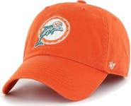 '47 Men's '47 Orange Miami Dolphins Gridiron Classics Franchise Legacy Fitted Hat