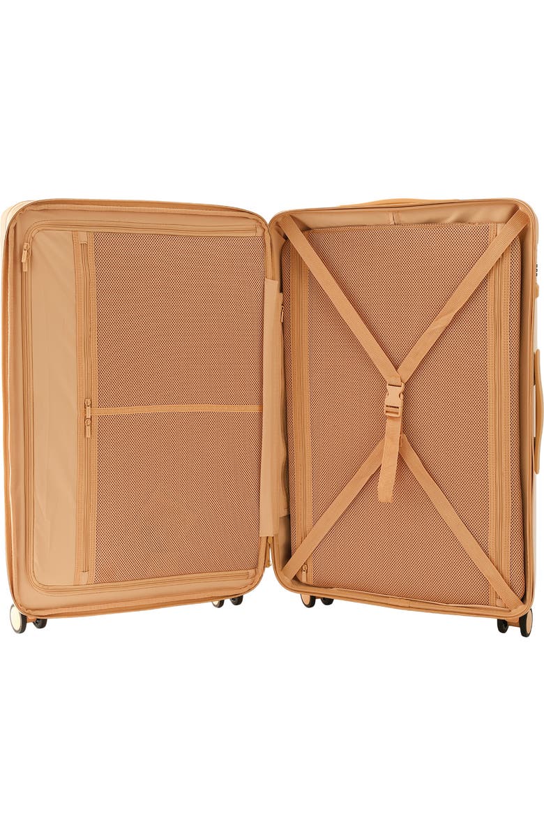 Hedgren Nostos Glossy Large Spinner Suitcase, Alternate, color, Nectar