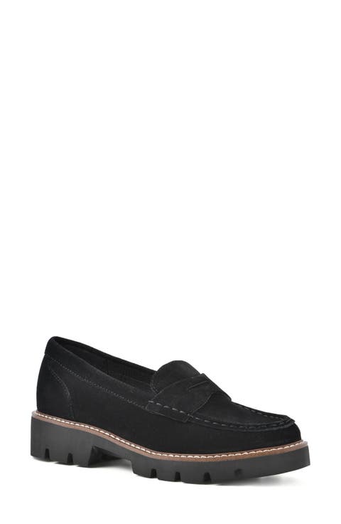 Gunner Lug Sole Platform Penny Loafer (Women)