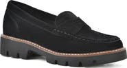 White Mountain Footwear Gunner Lug Sole Platform Penny Loafer