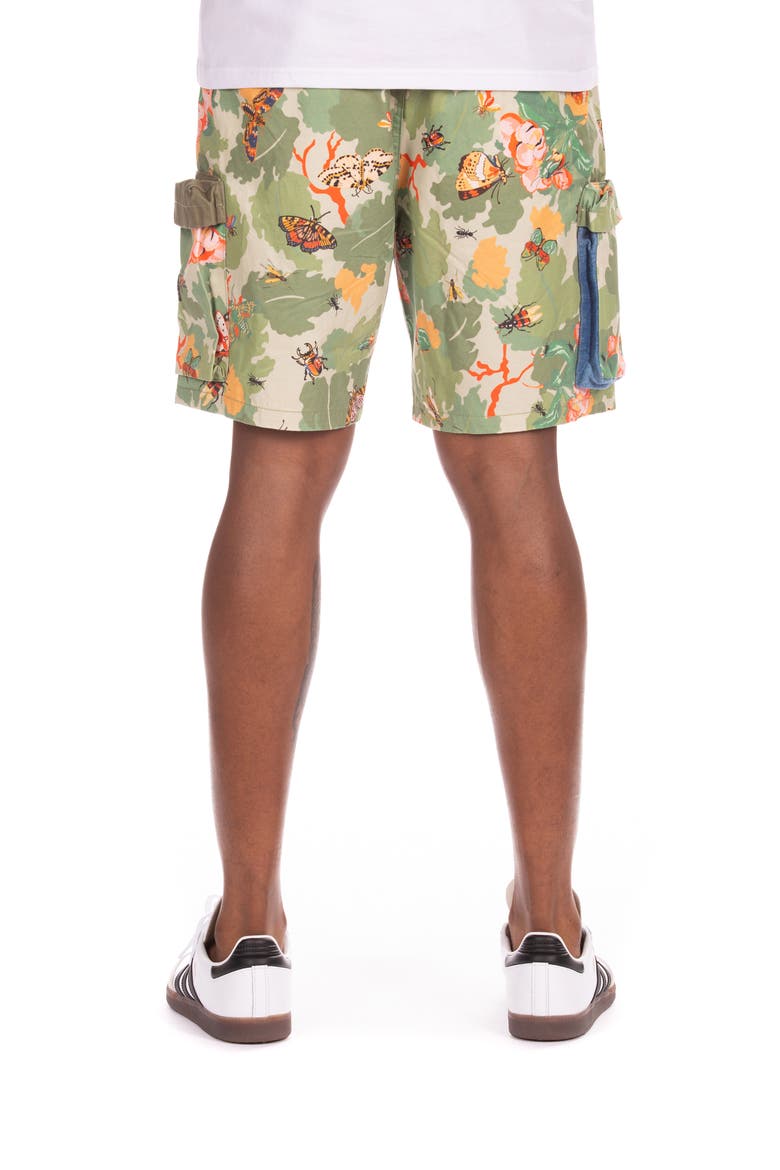 BB Trails Cotton Drawstring Cargo Shorts, Alternate, color, PALE MARIGOLD