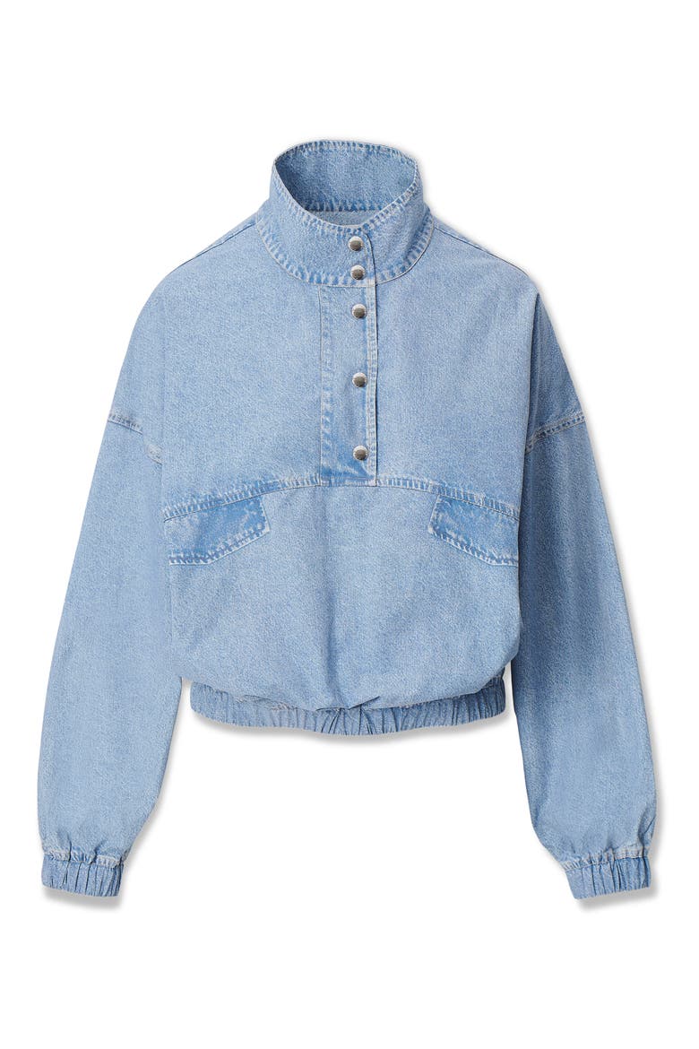 Miramar Flyweight Snap Placket Popover Top, Alternate, color, SHALER