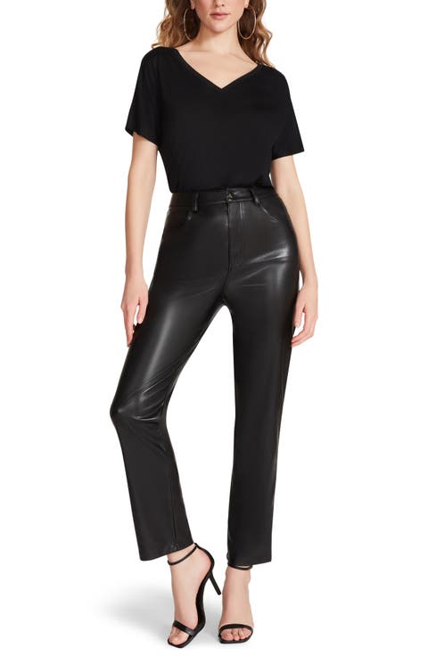 Take A Break Faux Leather Ankle Pants