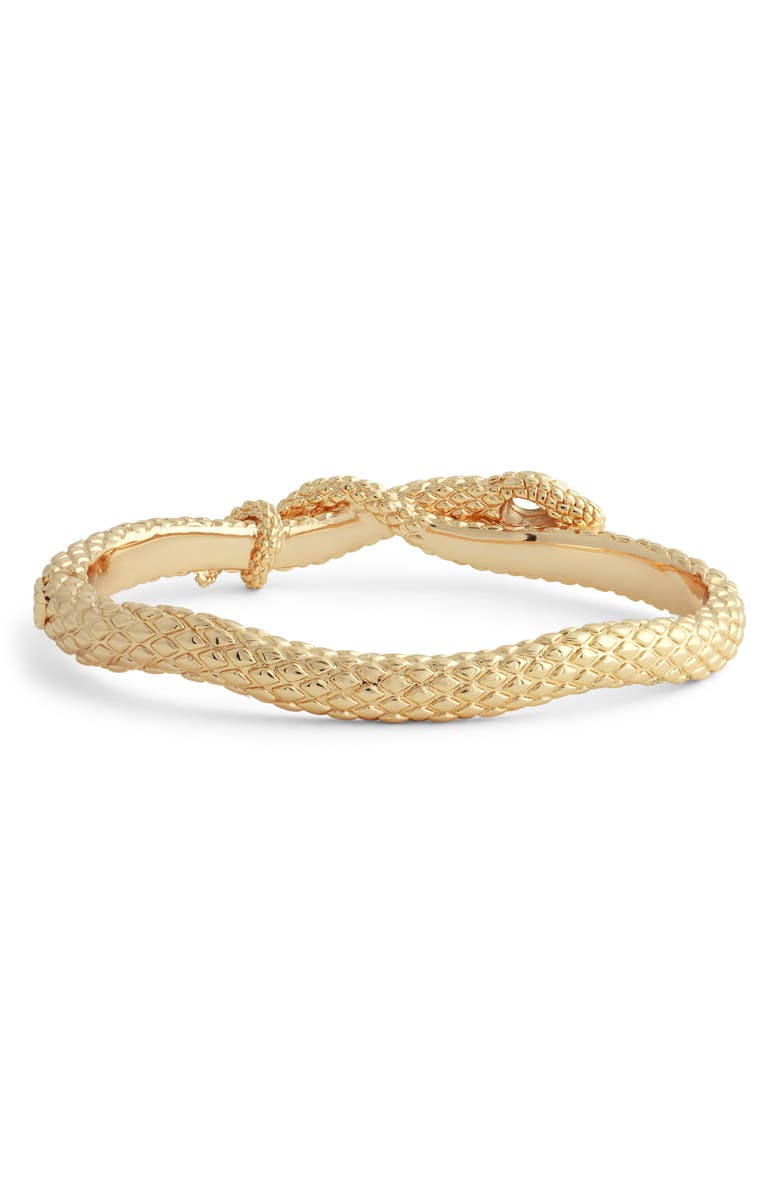 Anabel Aram Jewelry Serpent Hinged Bracelet, Alternate, color, Gold