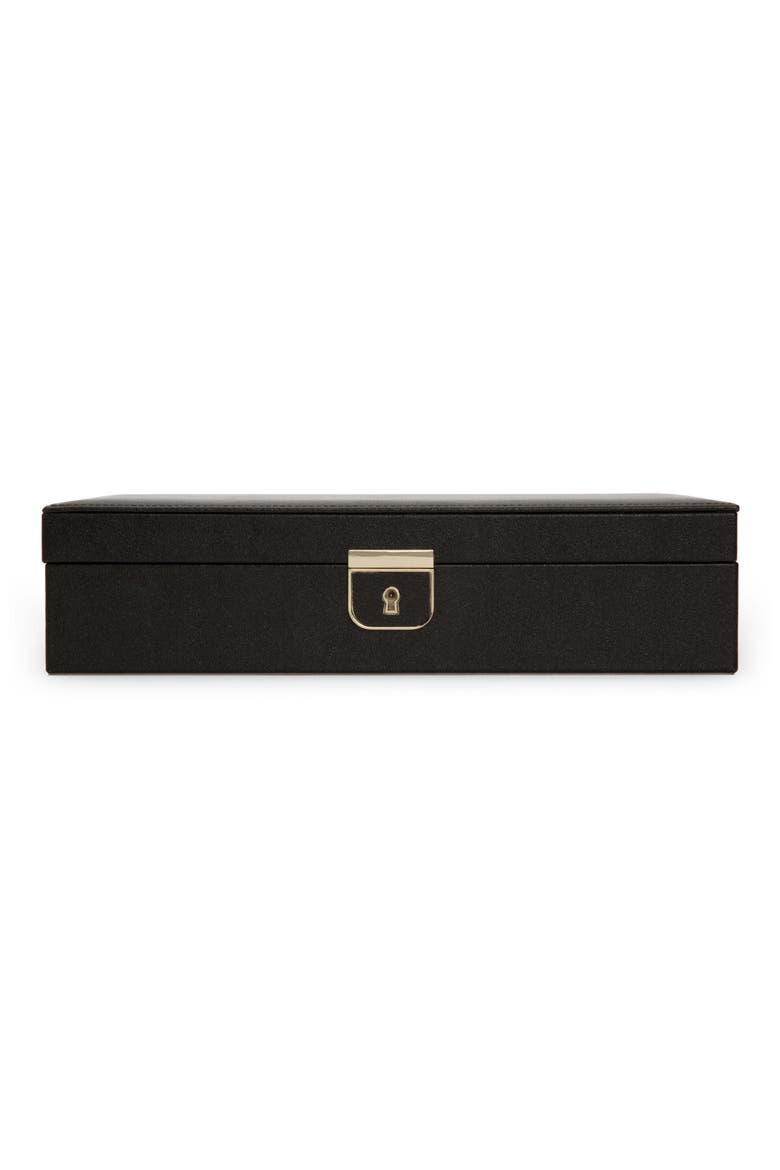 Palermo Medium Jewelry Box, Main, color, BLACK