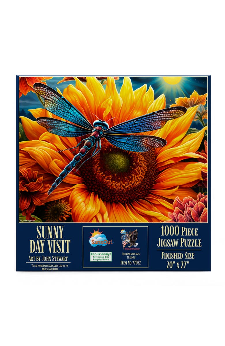 Sunsout Sunny Day Visit 1000 piece Jigsaw Puzzle for Adults, Alternate, color, Multicolor