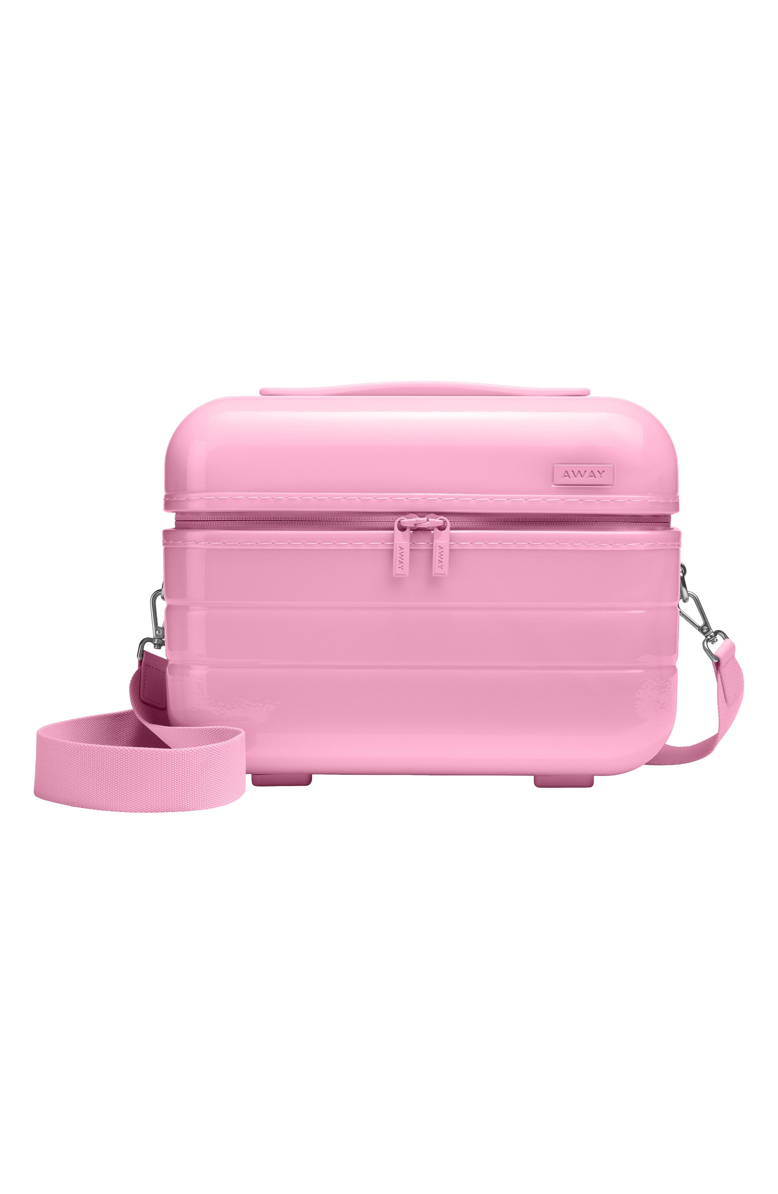 Away The Train Case, Main, color, Glazed Mochi Pink