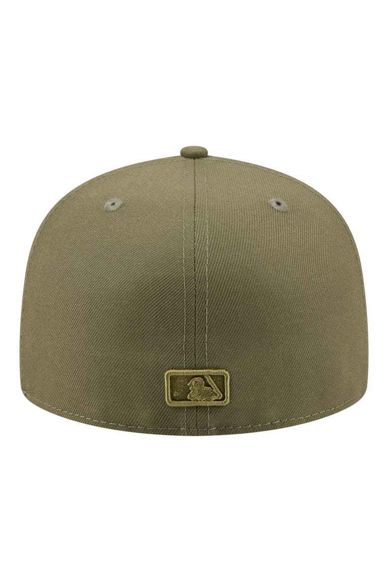 Men's New Era Olive Boston Red Sox Color Pack 59FIFTY Fitted Hat, Alternate, color, Olive