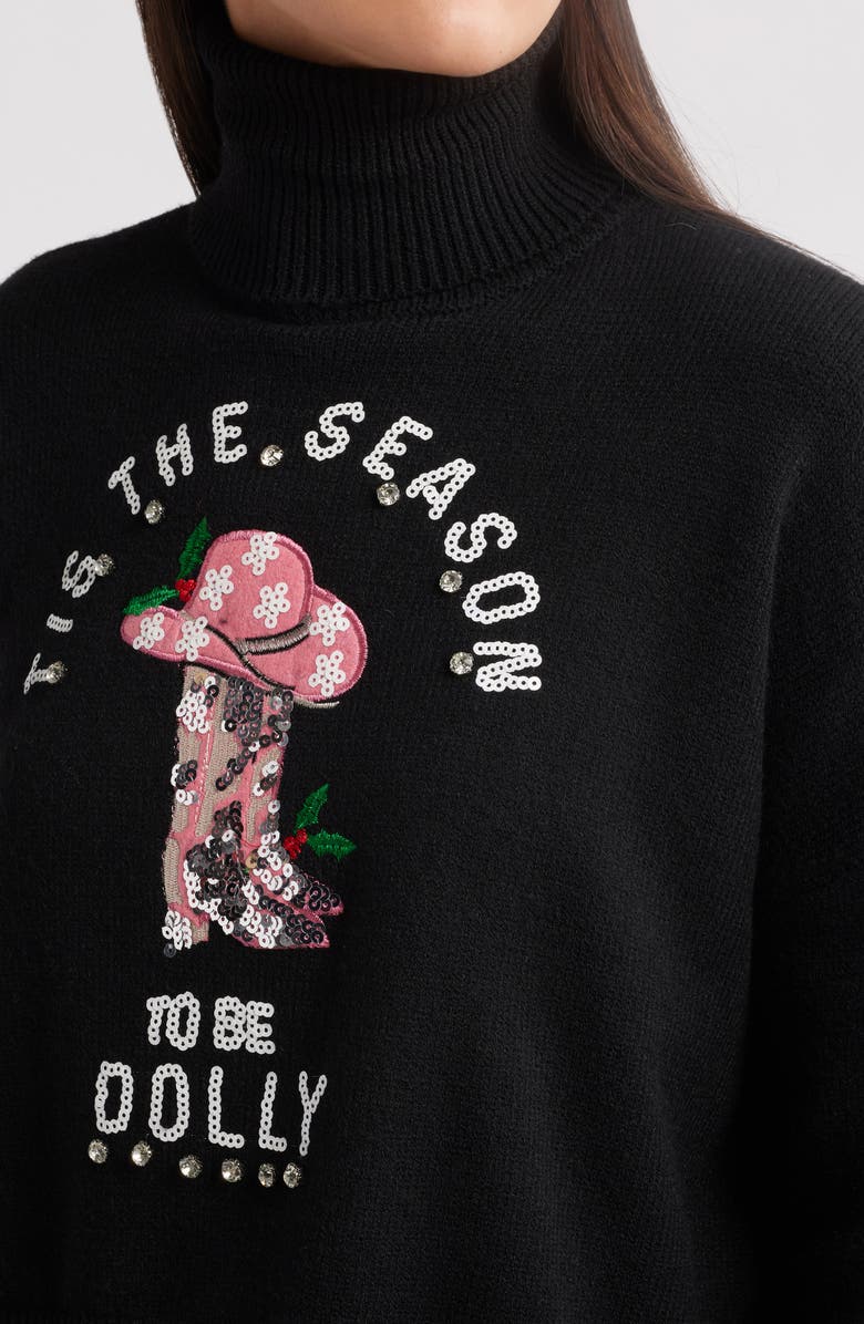 NASTY GAL 'Tis the Season to Be Dolly Sequin Sweater, Alternate, color, 