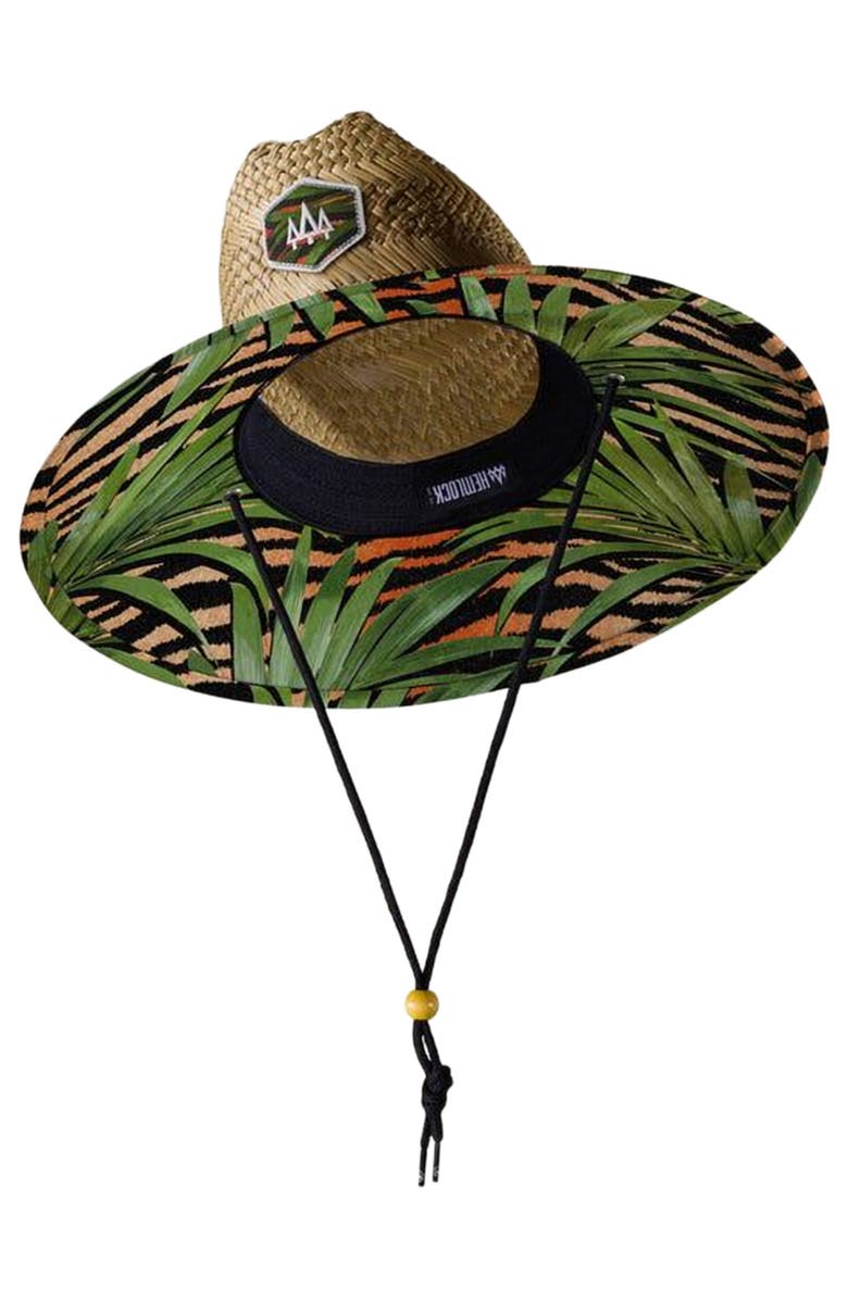 Hemlock Java Straw Lifeguard Hat, Alternate, color, 