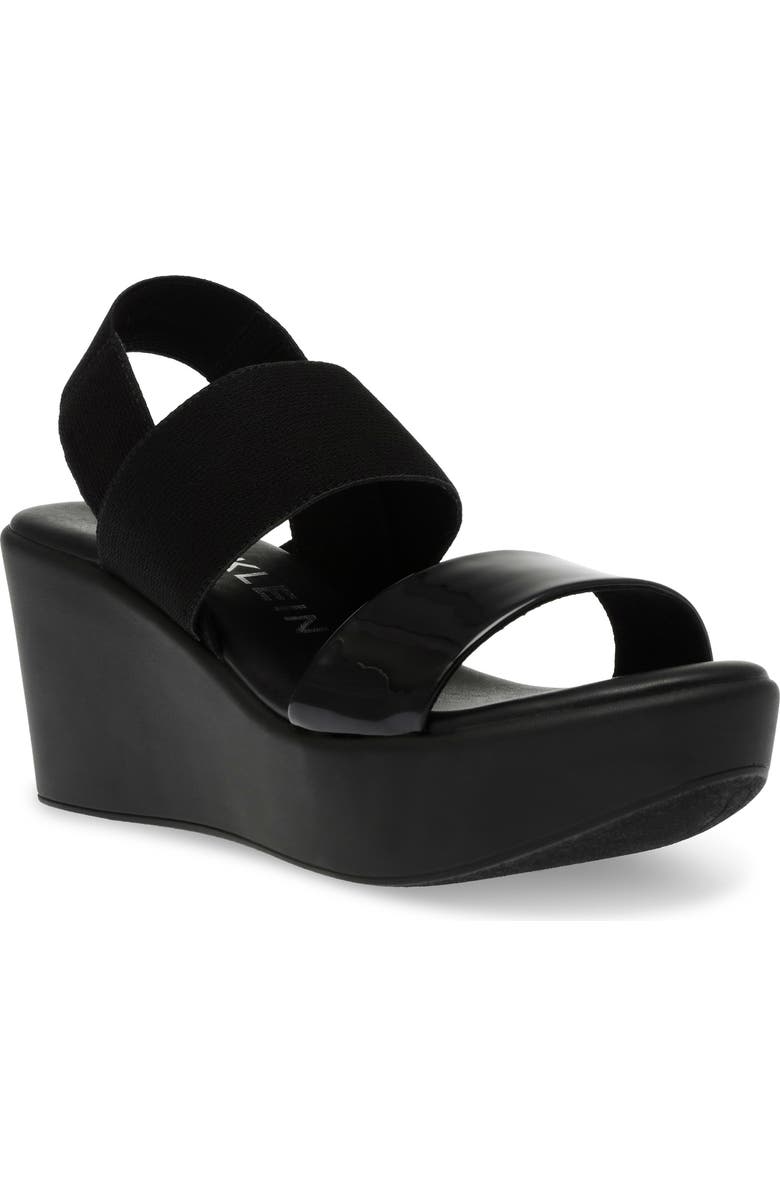 Anne Klein Poli Strappy Platform Wedge, Main, color,