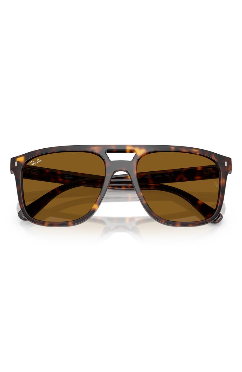 Ray-Ban 55mm Square Sunglasses, Alternate, color, Havana