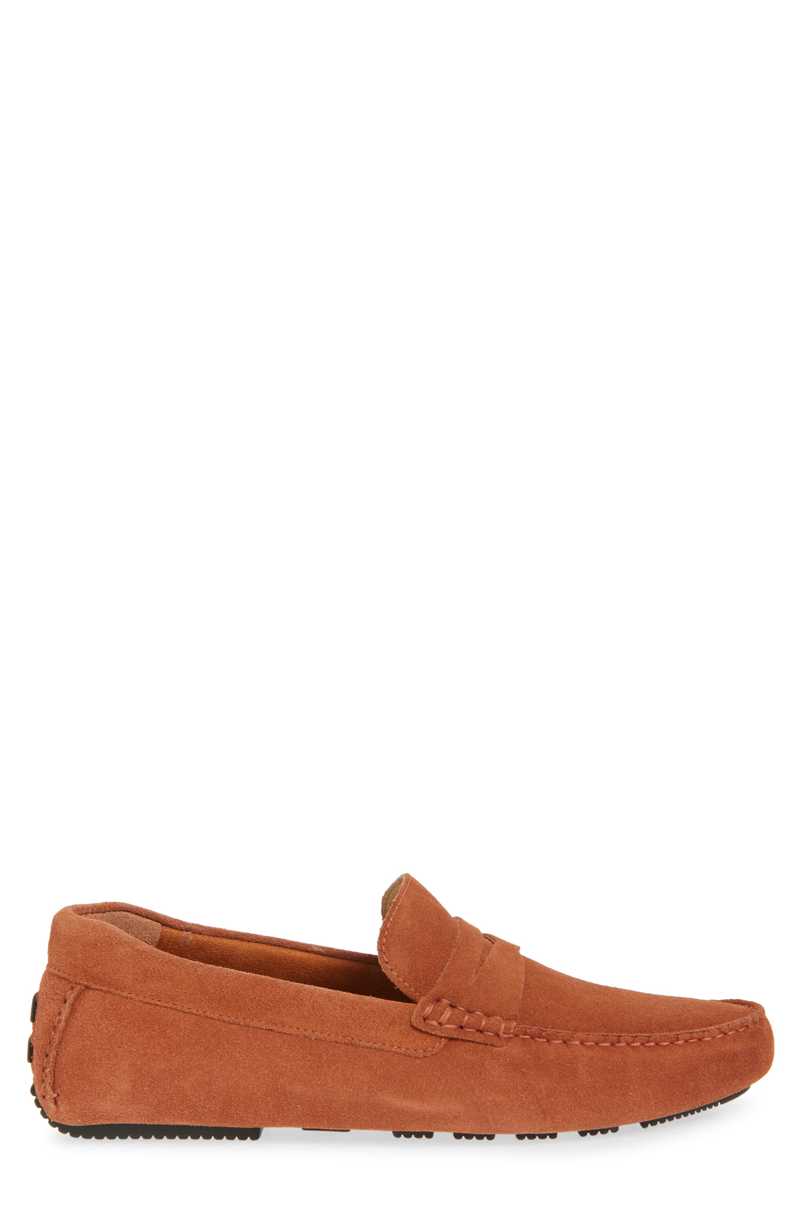 Nordstrom Cody Driving Loafer, Alternate, color, Rust Adobe