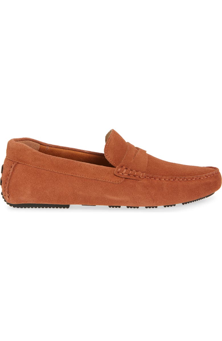 Nordstrom Cody Driving Loafer, Alternate, color, Rust Adobe