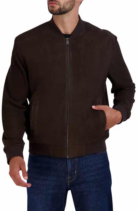 Suede Bomber Jacket