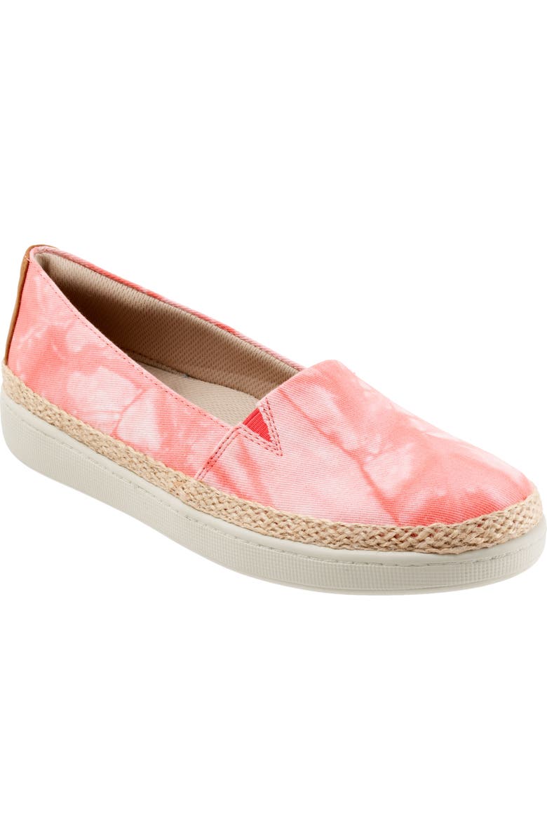 Trotters Accent Slip-On, Main, color, Coral Multi