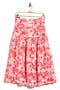  Ivory- Red G Palm Floral