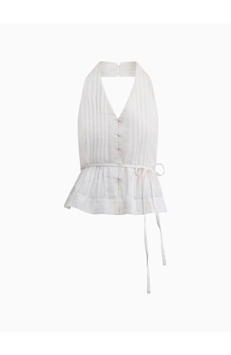 Rebecca Taylor Marianne Halter Top, Alternate, color, Ivory