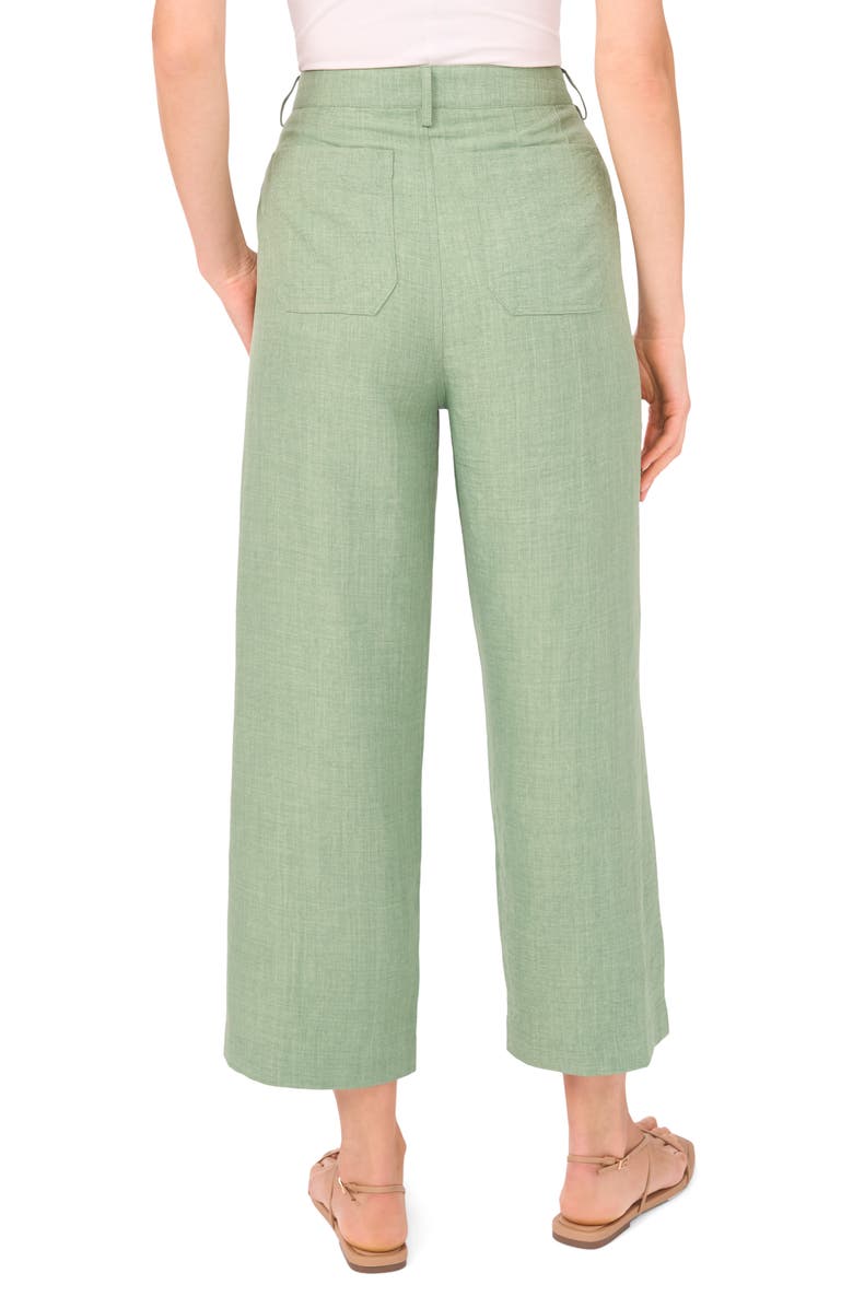 Vince Camuto Front Pocket Crop Pants, Alternate, color, Eucalyptus
