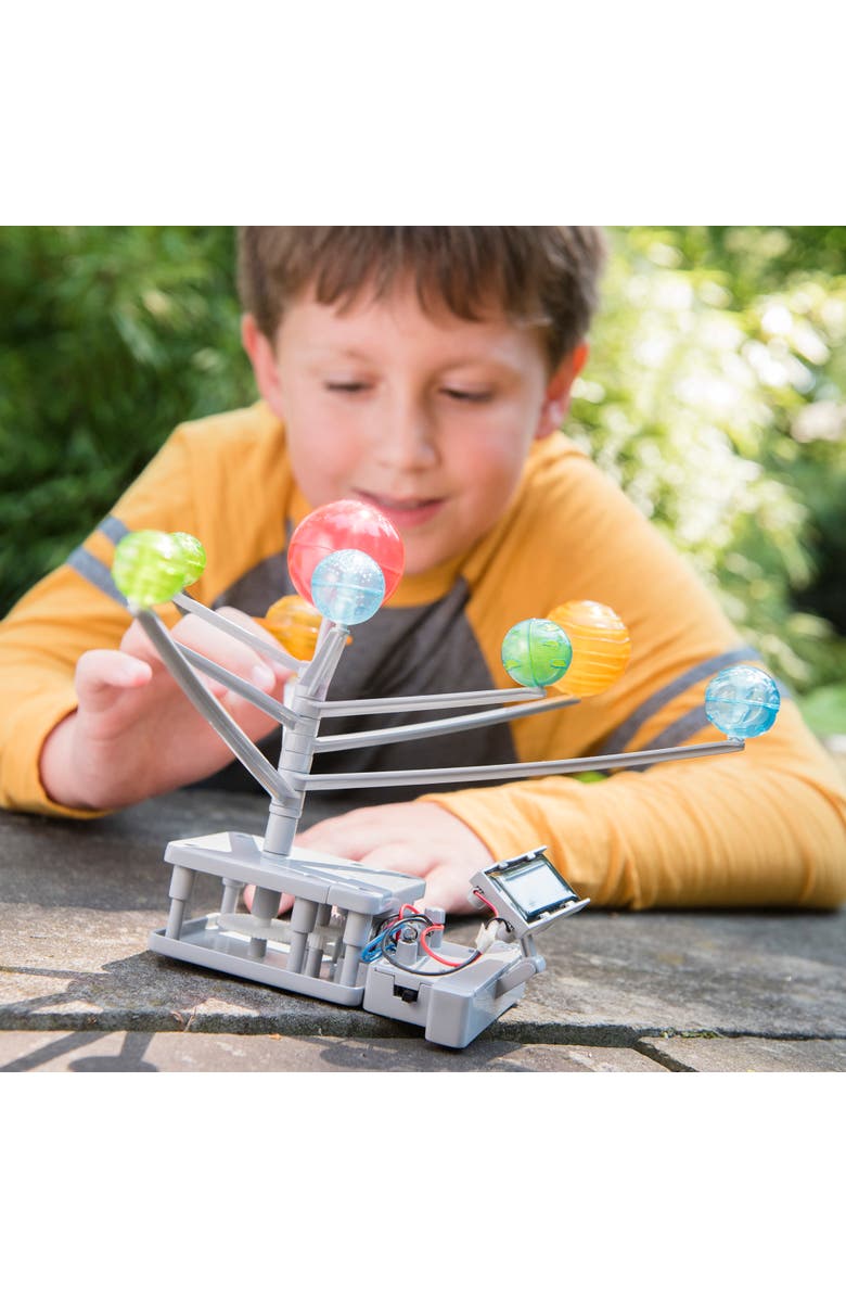 4M Green Science Solar System Diy Rotating Planetarium, Solar & Battery Power, Alternate, color, Multicolored