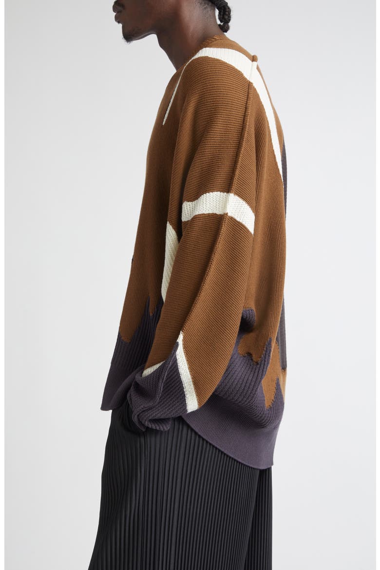 Agate Wool Sweater, Alternate, color, BROWN