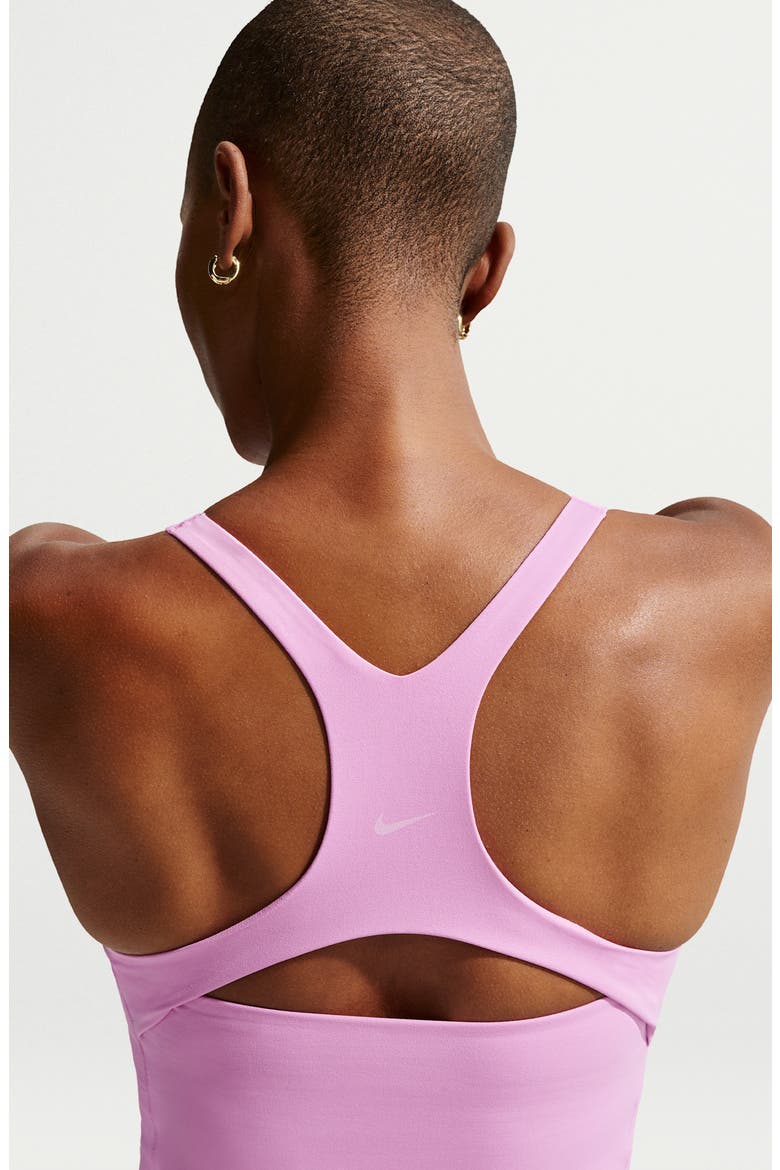 Zenvy Longline Sports Bra, Alternate, color, LIGHT MAGENTA/ WHITE