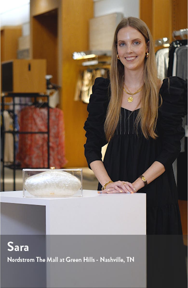 Annika Acrylic Box Clutch, sales video thumbnail