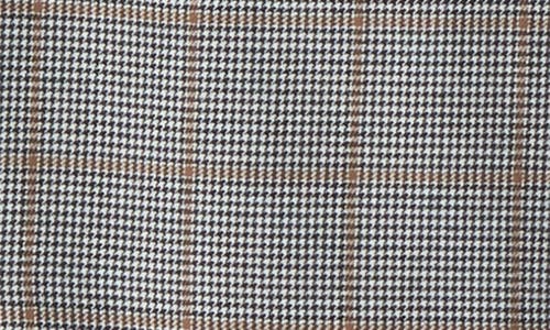 Brixton Axl Oversize Plaid Blazer In Gray