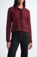 Veronica Beard Blanche Knit Cotton Jacket