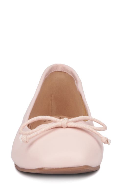 New York And Company Paulina Ballet Flat In Blush Smooth