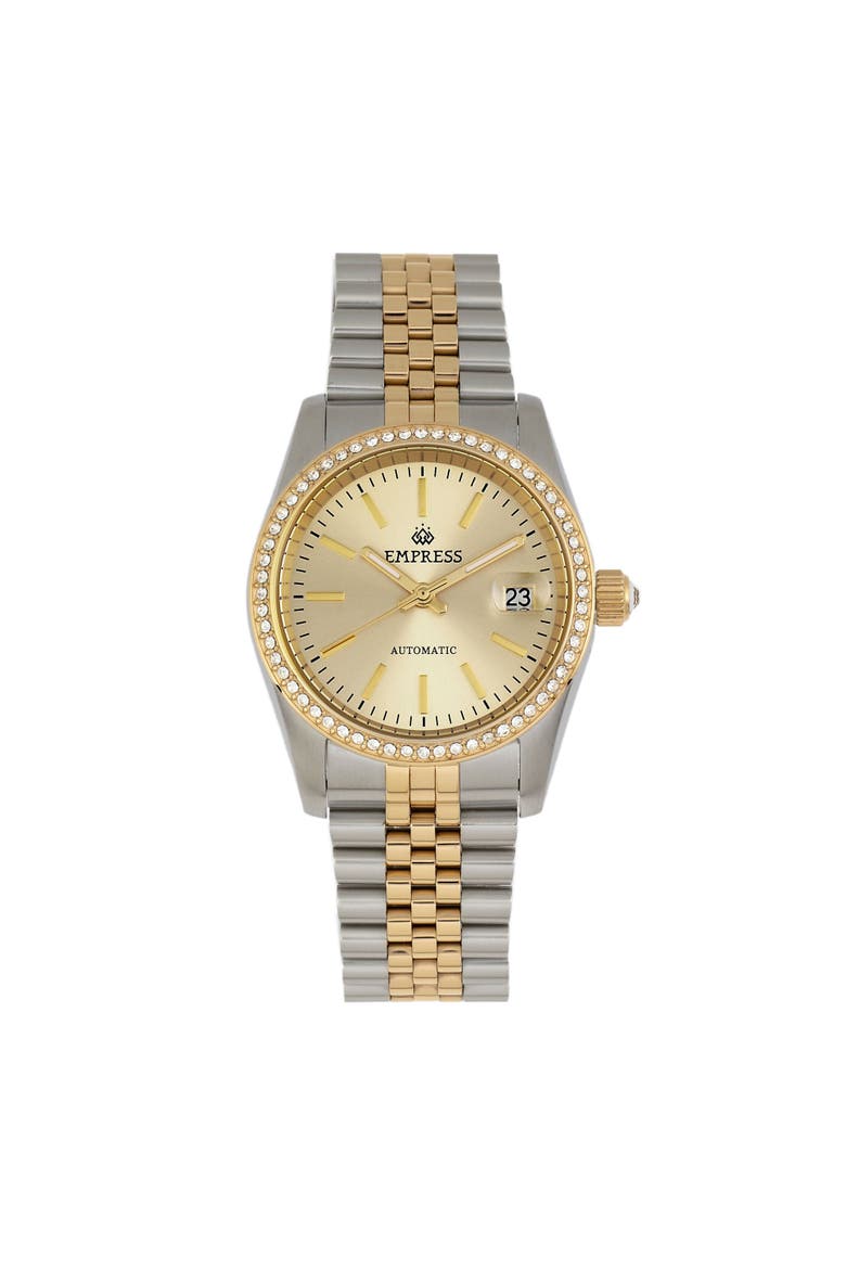 Constance Automatic Bracelet Watch with Date, Main, color, Yellow