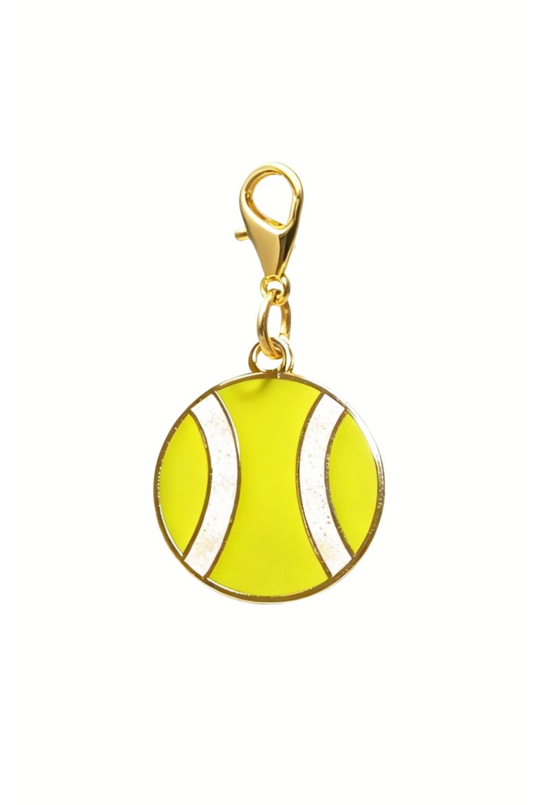 Tennis Ball Pet Collar Charm, Main, color, Tennis Ball