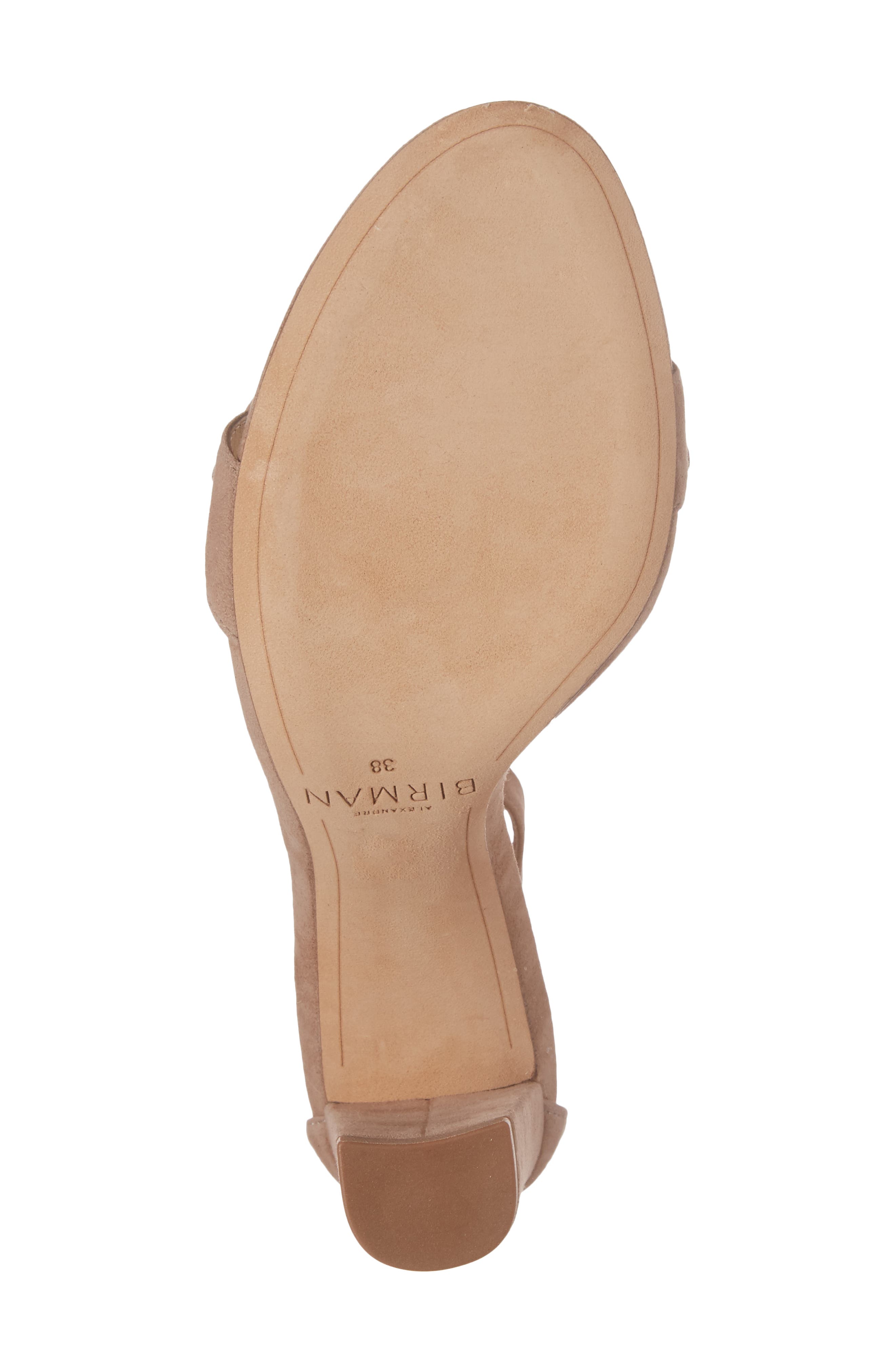 Alexandre Birman Clarita Knotted Sandal, Alternate, color, Cameo Suede