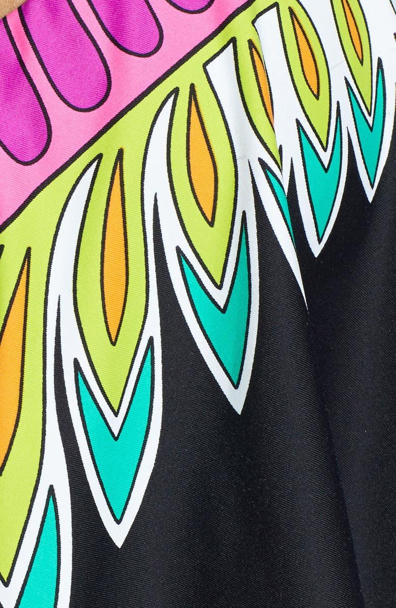 Trina Turk 'Plumas' Ruffle Bikini Top, Alternate, color, 