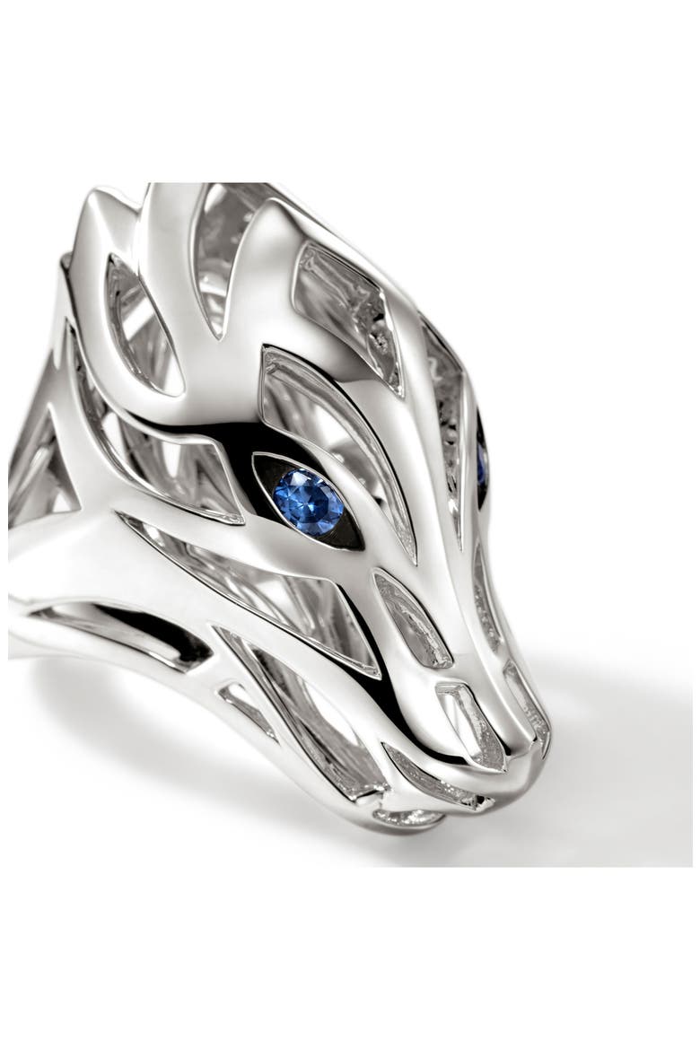 Naga Ring, Alternate, color, SILVER