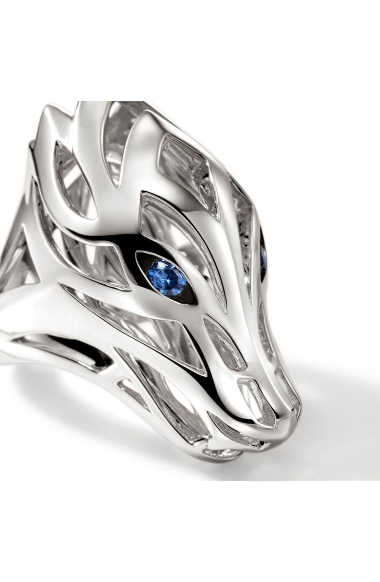 John Hardy Naga Ring, Alternate, color, Silver