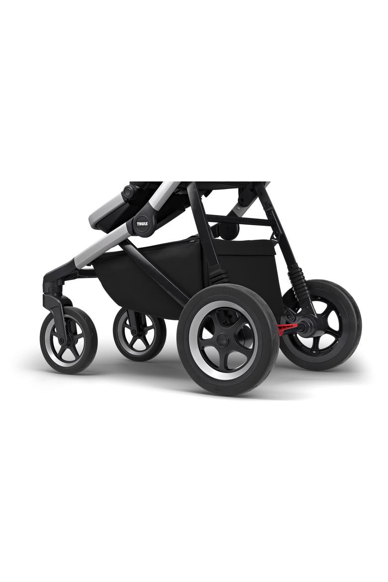 Sleek 4 Wheel Convertible Stroller, Alternate, color, BLACK