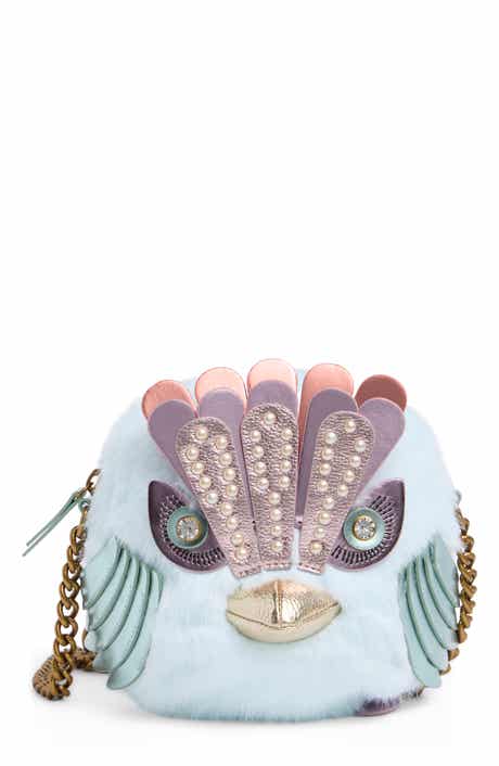 Pompom Eagle Crossbody Bag