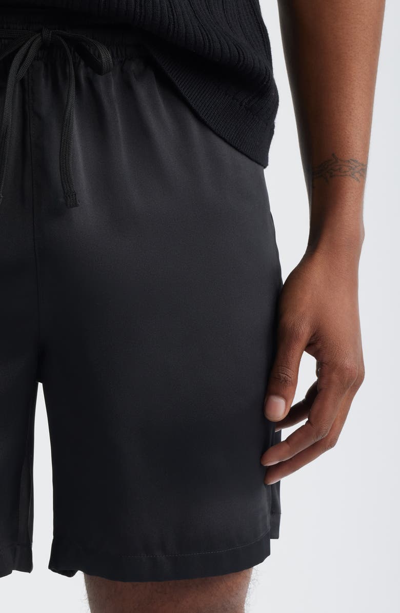 Open Edit Satin Drawstring Shorts, Alternate, color, 