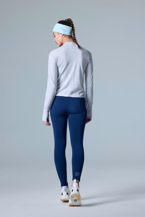 Cozy Zero Tech Merino Classic Fit Long Sleeve Top In Glacier Gray