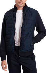 Ted Baker Durano Quilt Front Piqué Jacket