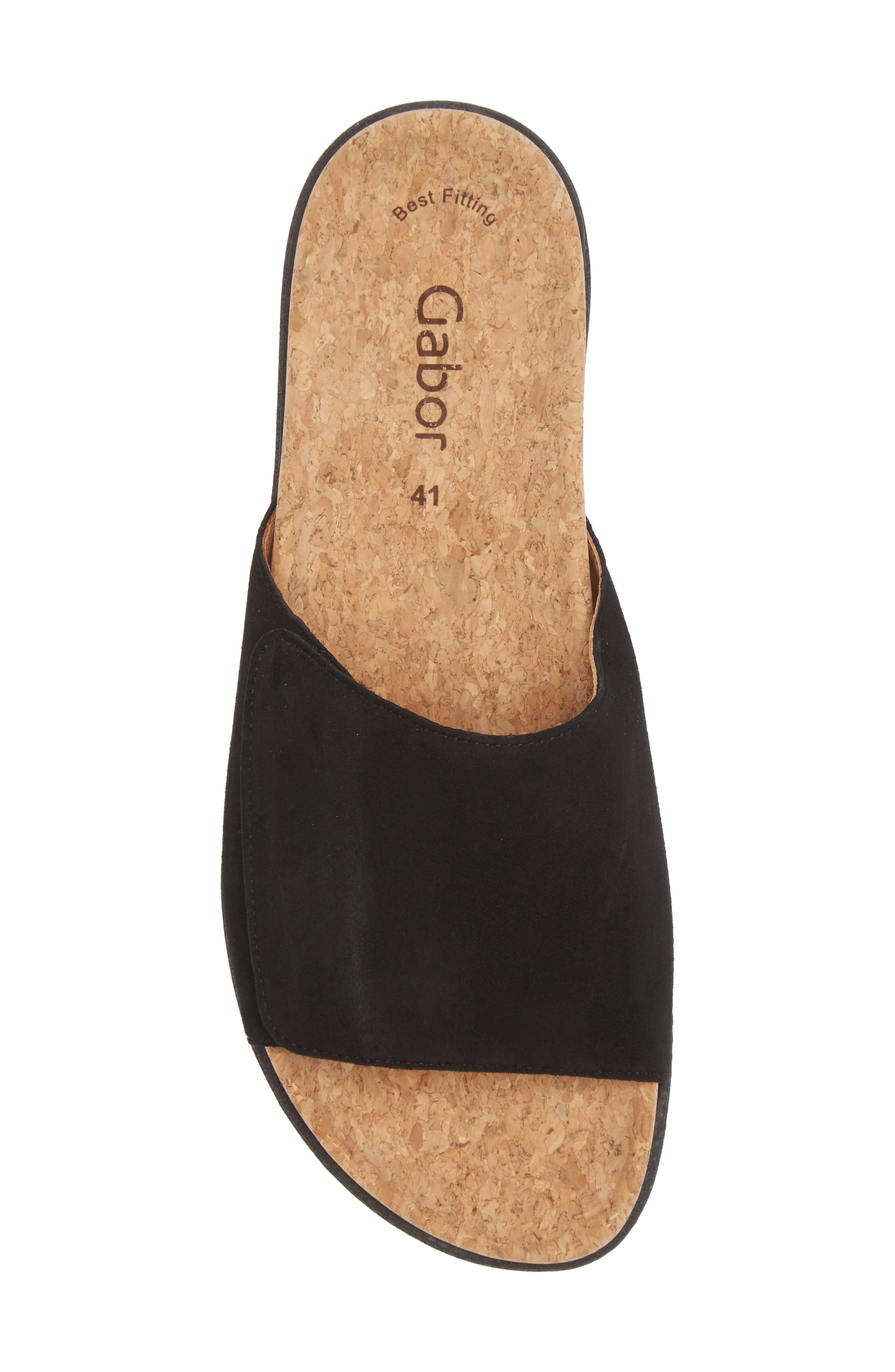 Gabor Slide Slide Sandal, Alternate, color, Black