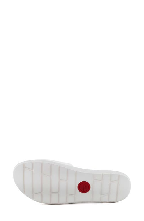 MARC JOSEPH NEW YORK MARC JOSEPH NEW YORK HUDSON SNAKESKIN EMBOSSED SLIDE SANDAL