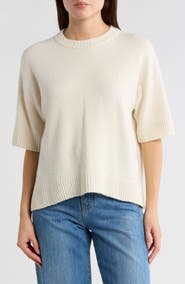 Caslon® Drop Shoulder T-Shirt Sweater