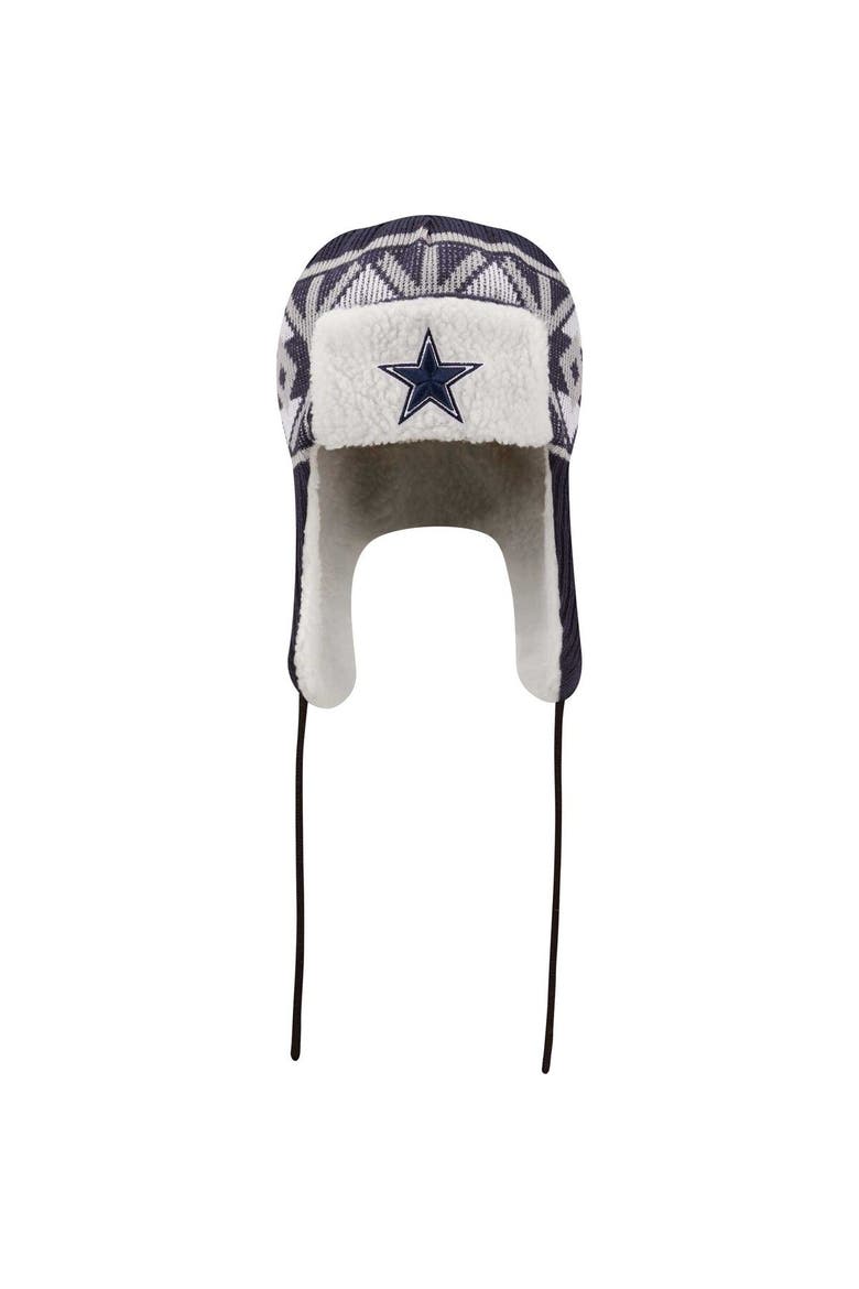 Men's New Era  Navy Dallas Cowboys  Knit Trapper Hat, Alternate, color, Navy
