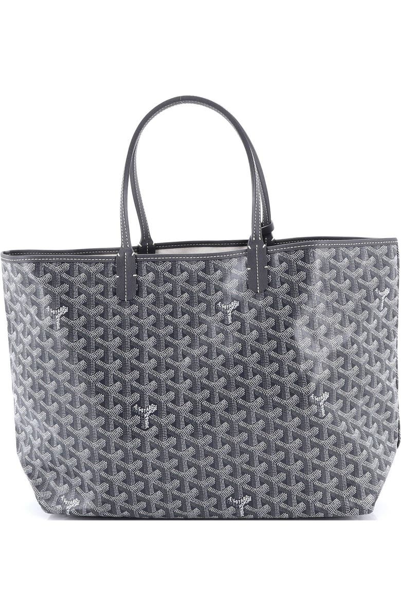Pre-Owned Goyard Saint Louis Tote Coated Canvas PM, Alternate, color, Gray
