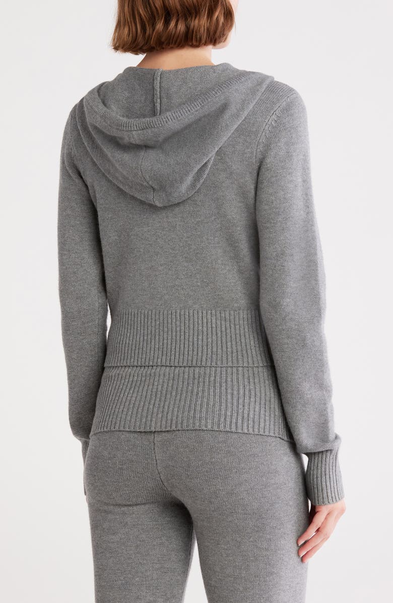 Lucky Brand Knit Zip-Up Hoodie, Alternate, color,