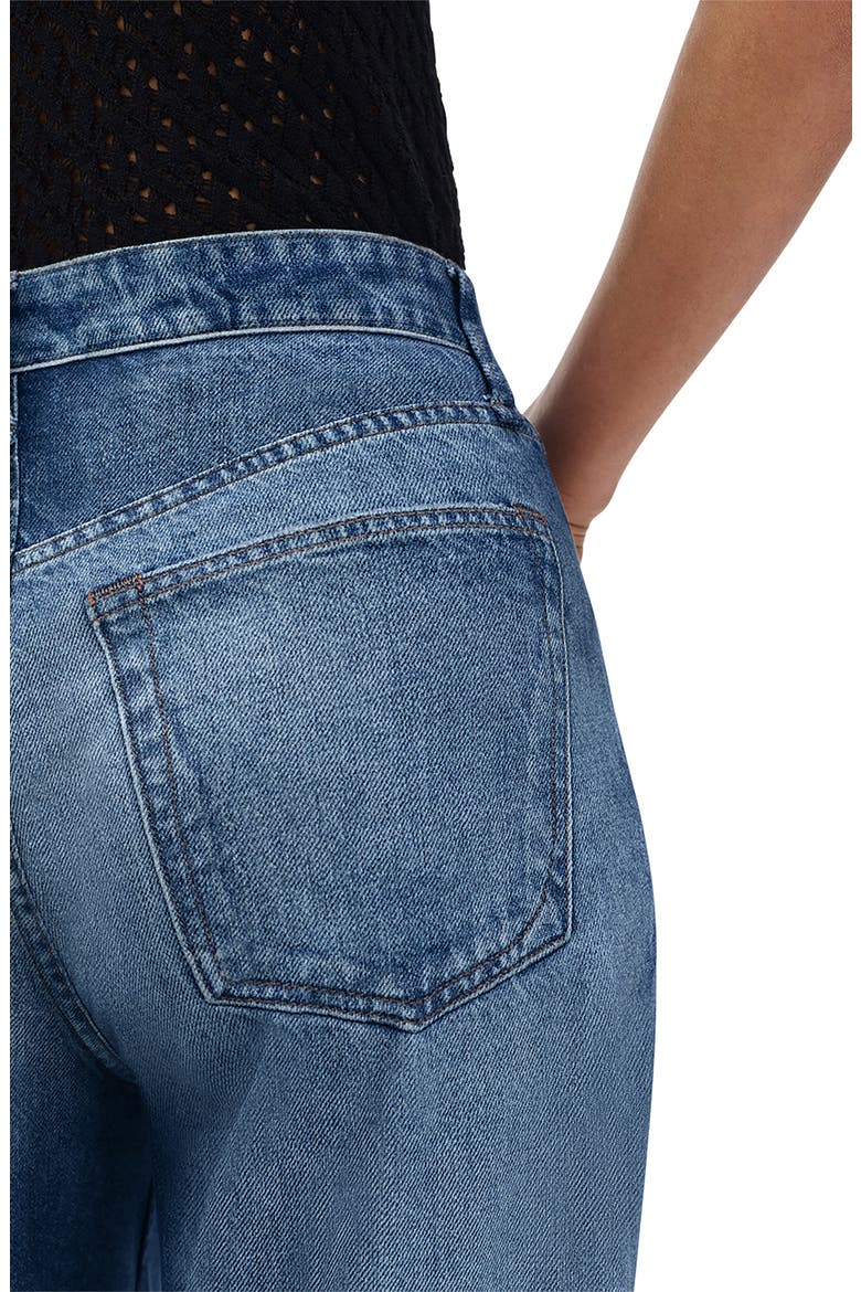 rb Miramar Sofie High Waist Ankle Wide Leg Terry Sweatpant Jeans, Alternate, color, VENIC