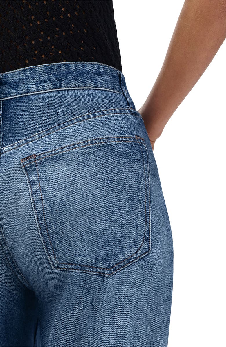 Miramar Sofie High Waist Ankle Wide Leg Terry Sweatpant Jeans
